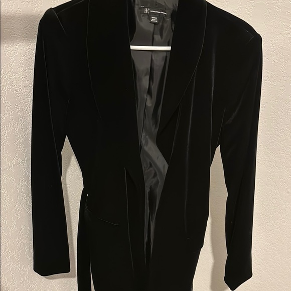 INC Women's Black Velvet Blazer - Picture 6 of 8